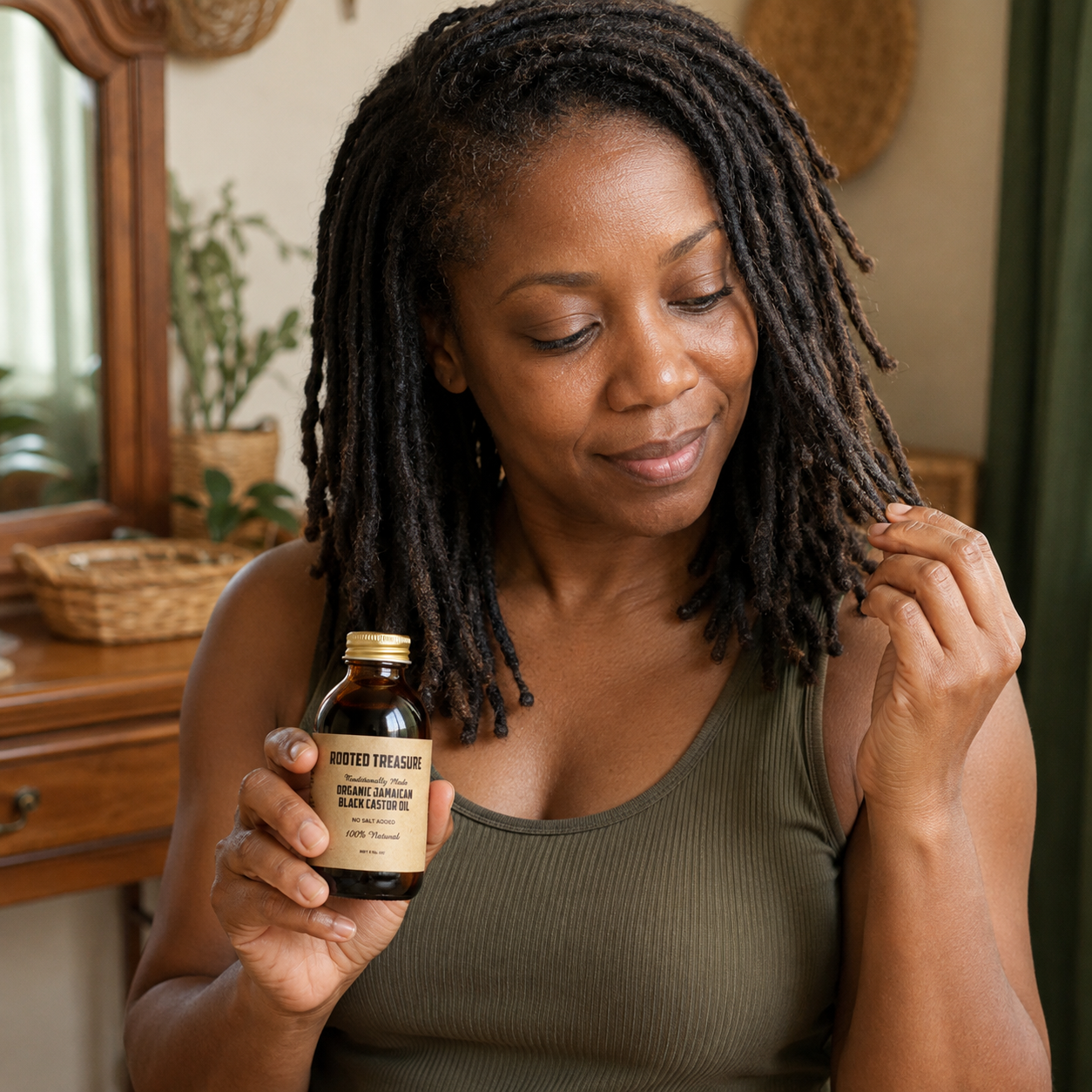 How to Use Jamaican Black Castor Oil on Locs Without Buildup
