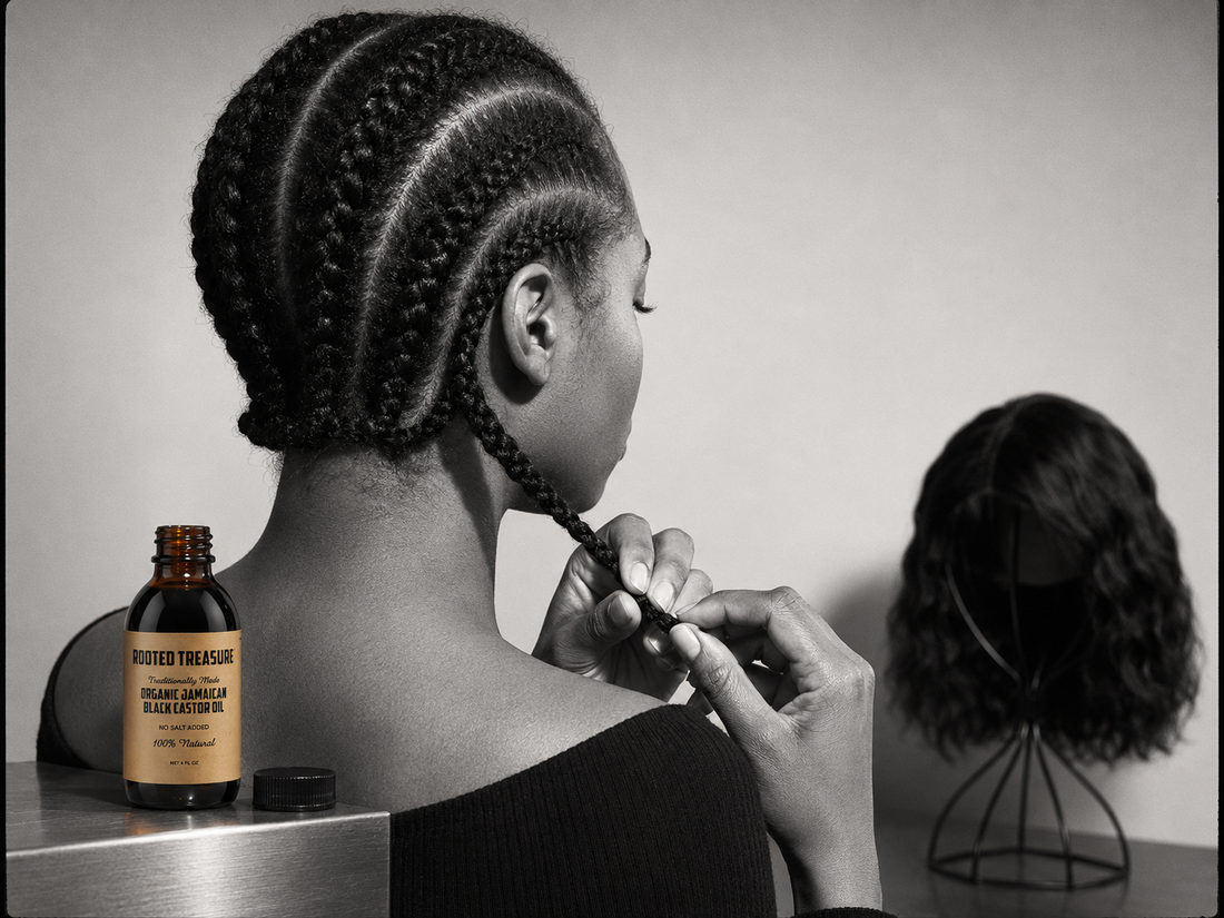 How to Use Jamaican Black Castor Oil Under a Wig Without Buildup