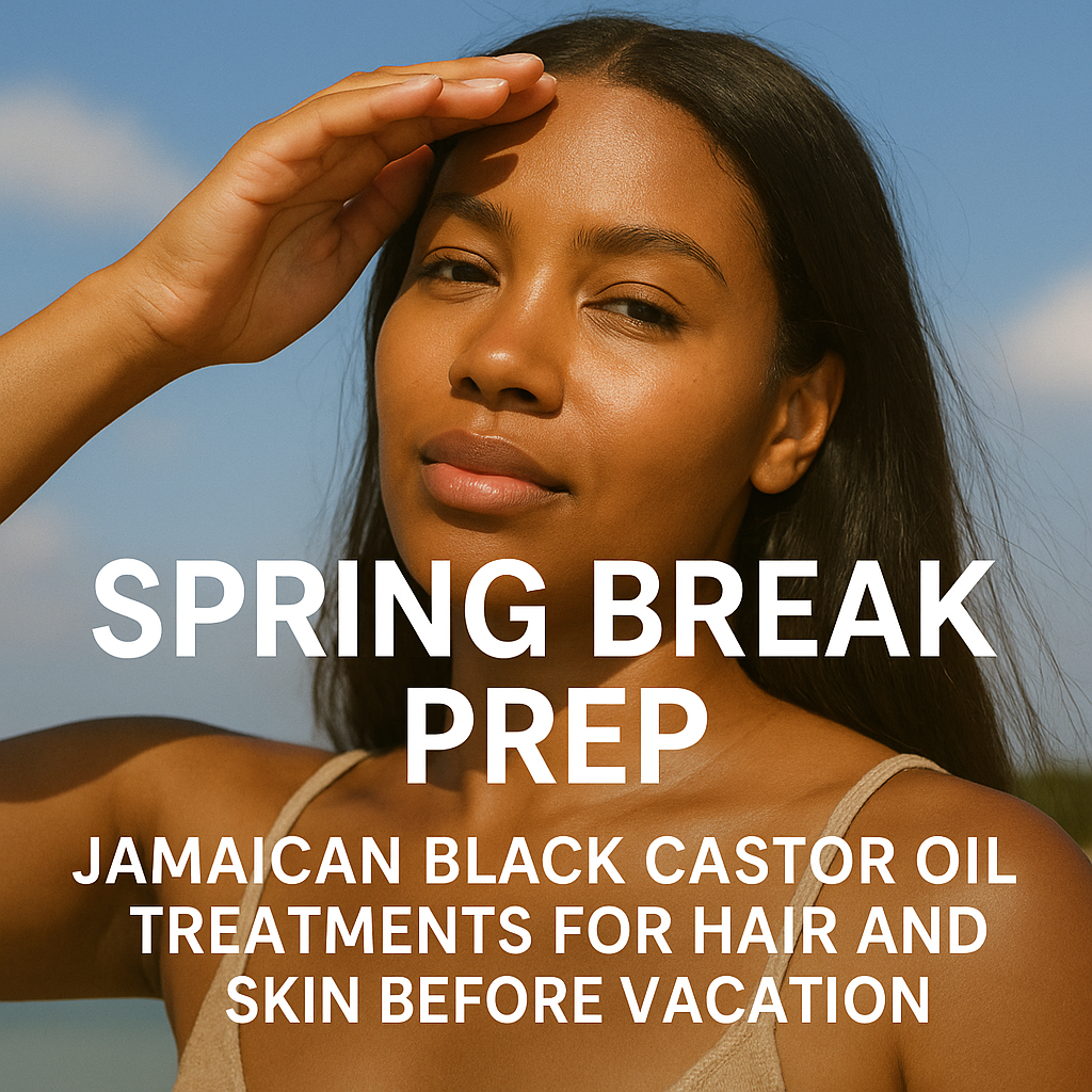 Spring Break Prep: Jamaican Black Castor Oil Treatments for Hair and Skin Before Vacation