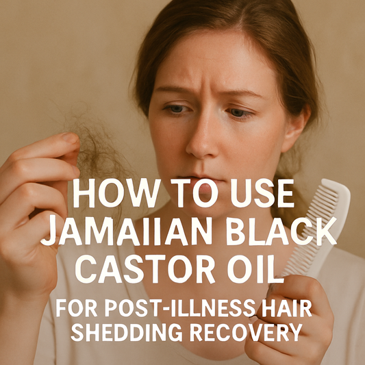 How to Use Jamaican Black Castor Oil for Post-Illness Hair Shedding Recovery