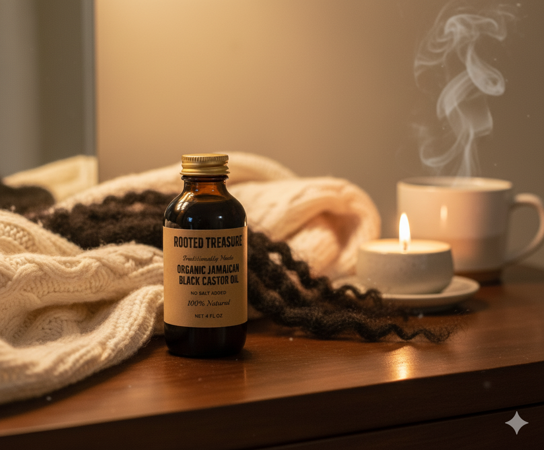 Winter Hair Breakage Rescue: How Jamaican Black Castor Oil Strengthens Brittle Strands