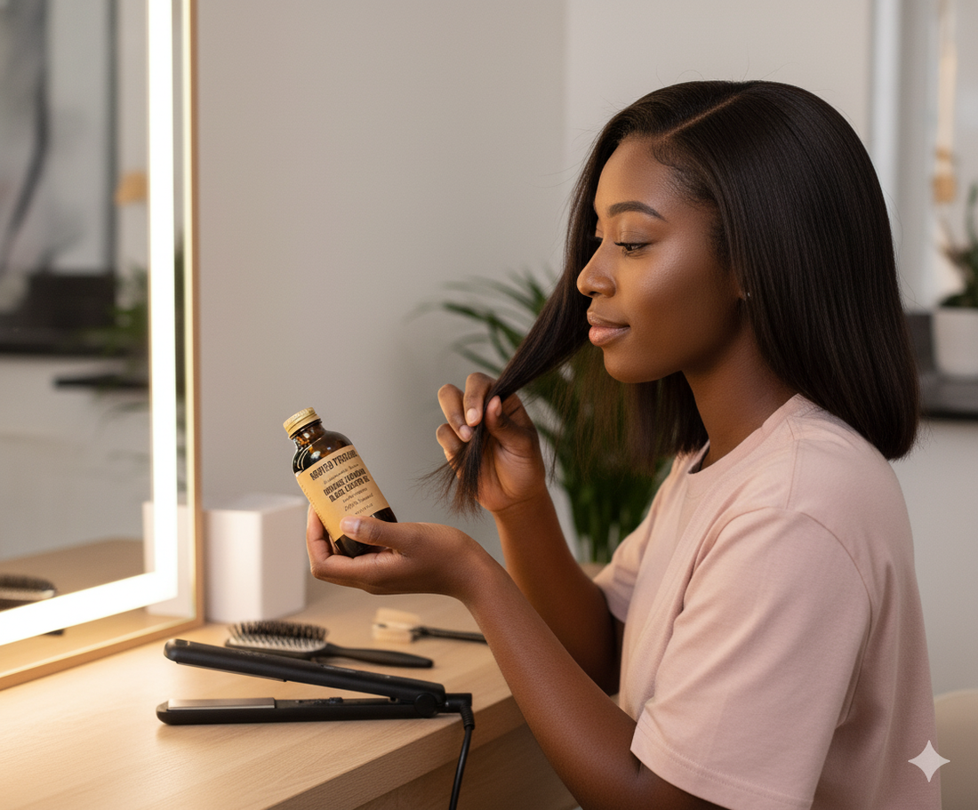 Jamaican Black Castor Oil: The Secret to Reviving Hair After Heat Damage
