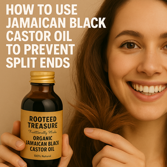 How to Use Jamaican Black Castor Oil to Prevent Split Ends