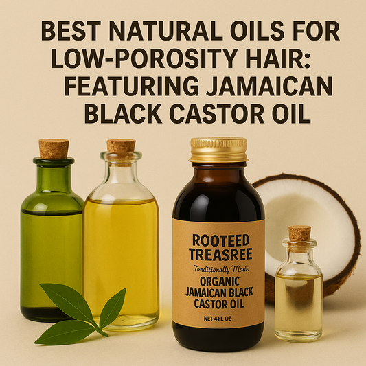 Best Natural Oils for Low-Porosity Hair: Featuring Jamaican Black Castor Oil