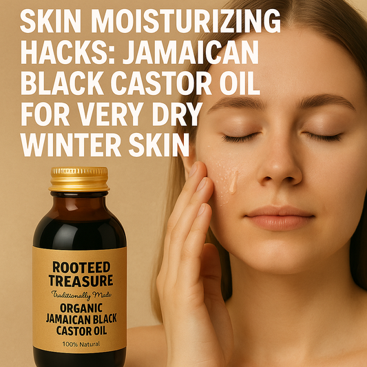 Skin Moisturizing Hacks: Jamaican Black Castor Oil for Very Dry Winter Skin