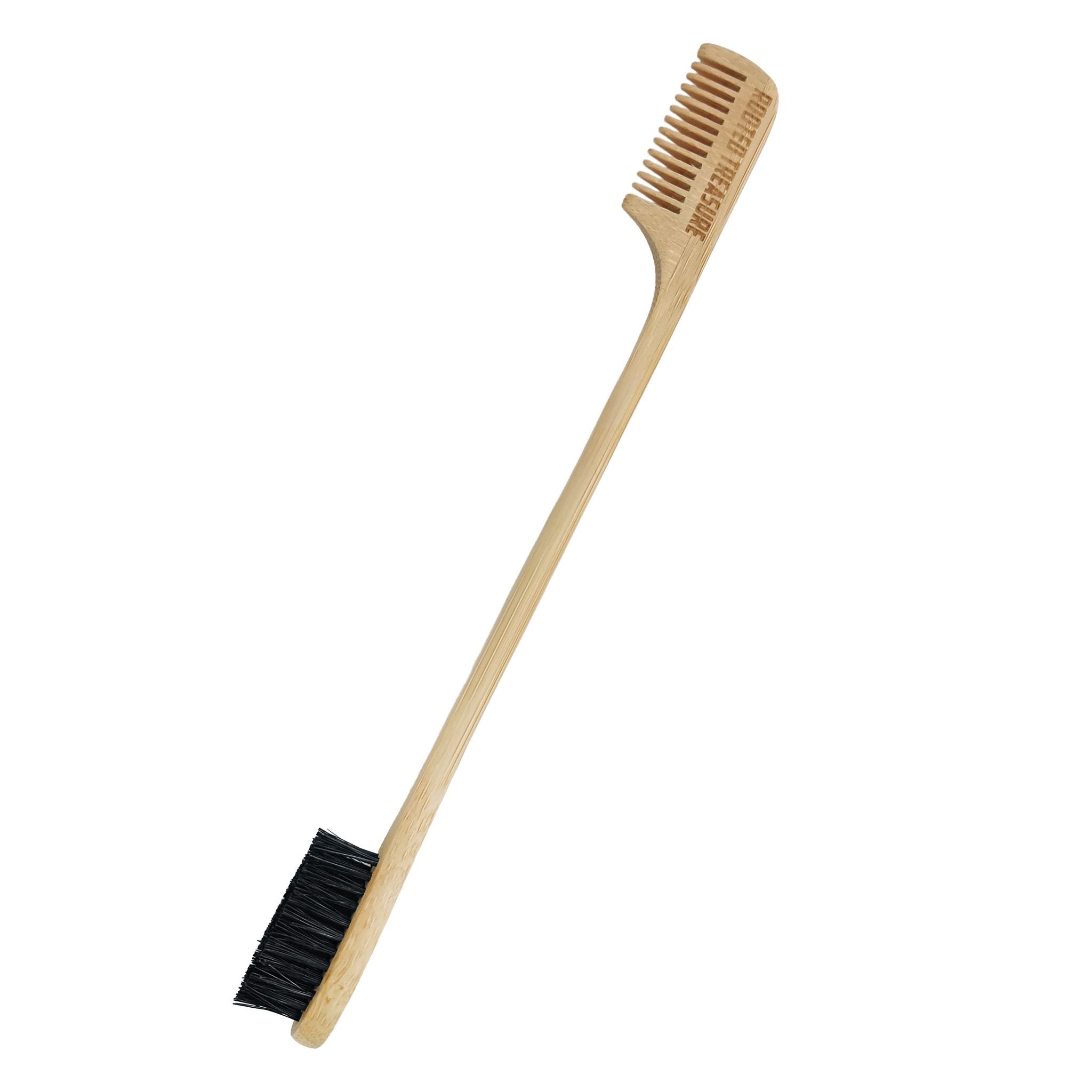 ROOTED TREASURE’s Bamboo Edge Brush + Comb